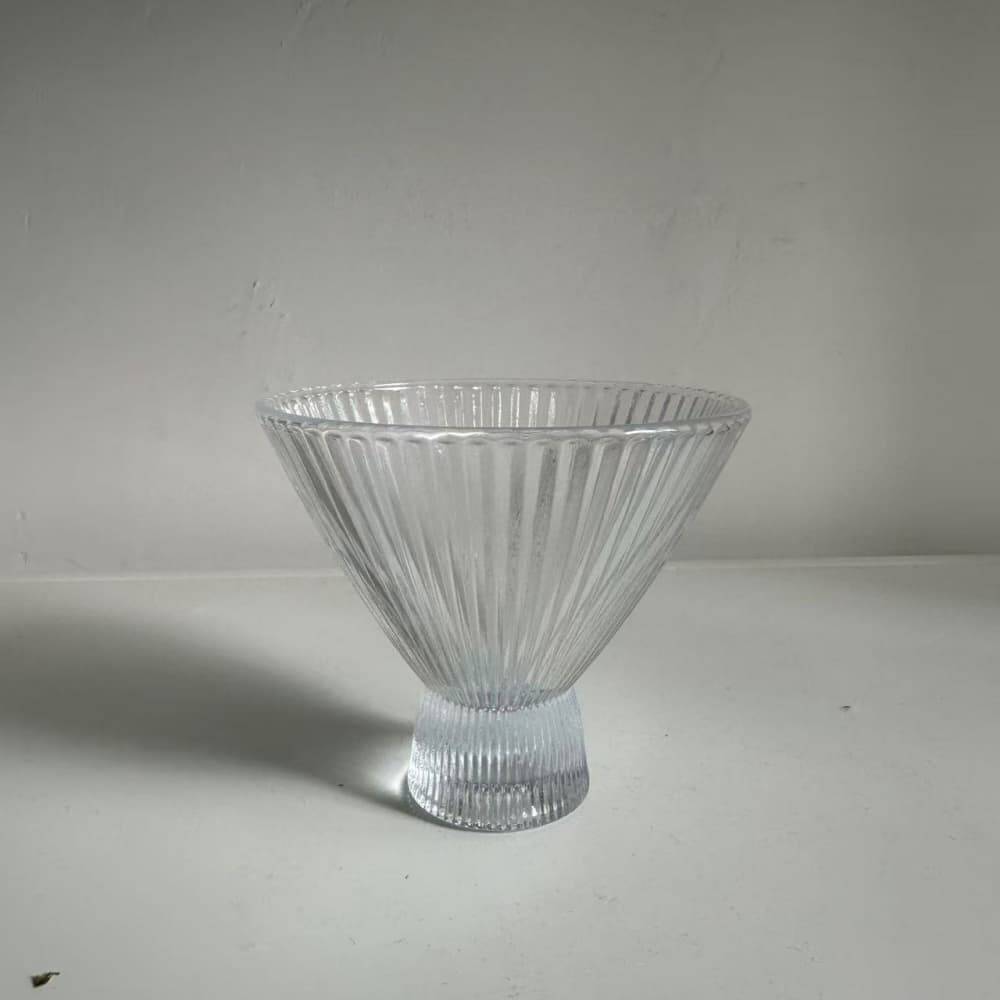 Low-legged glass ice cream bowl, ice cream cup, high-value home dessert cup
