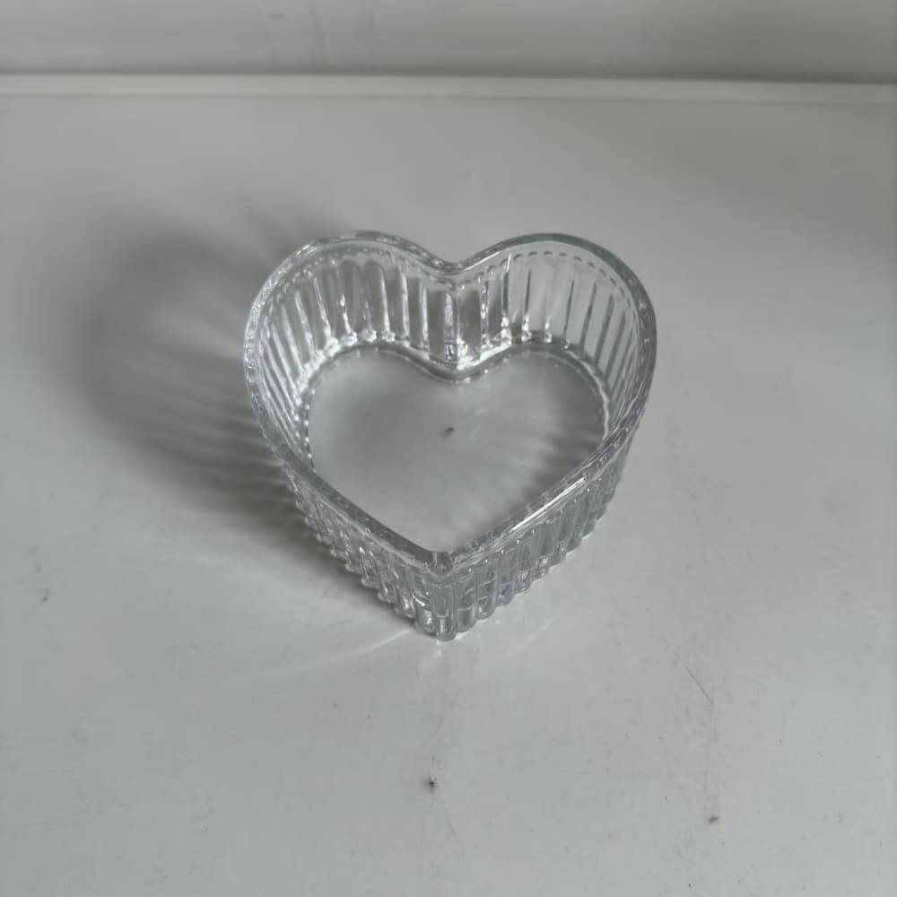 ins love-shaped bowl peach heart bowl girly dessert ice cream bowl girl high-value glass ice cream pudding bowl