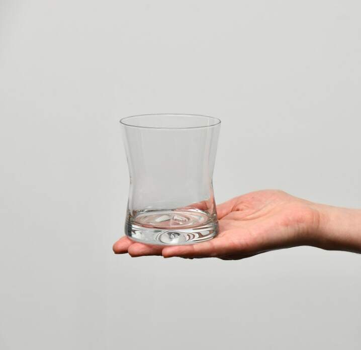 Creative waist simple modern personality whiskey cup ins glass American latte coffee cup