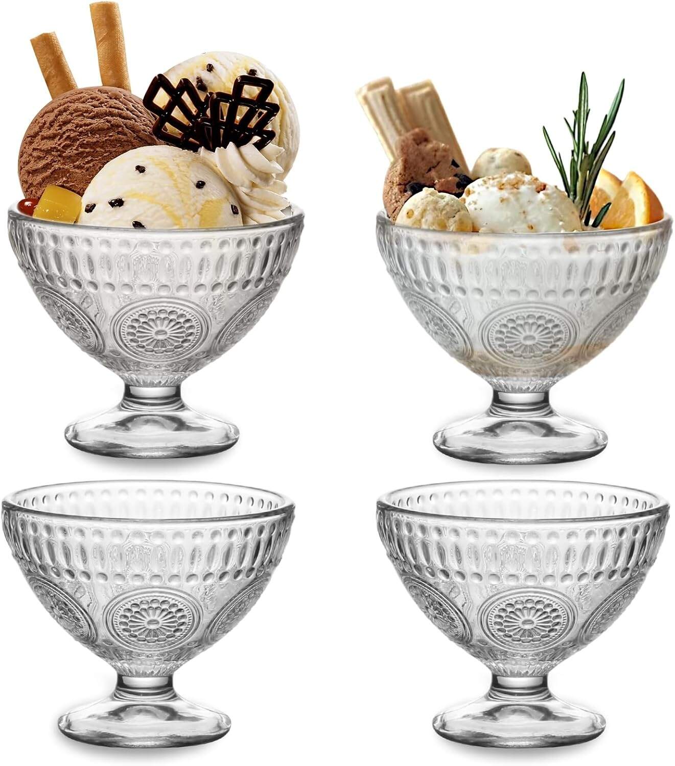 Ice cream cup transparent milk tea dessert cup cute ice cream bowl milkshake ice cream glass cup shorty pudding cup