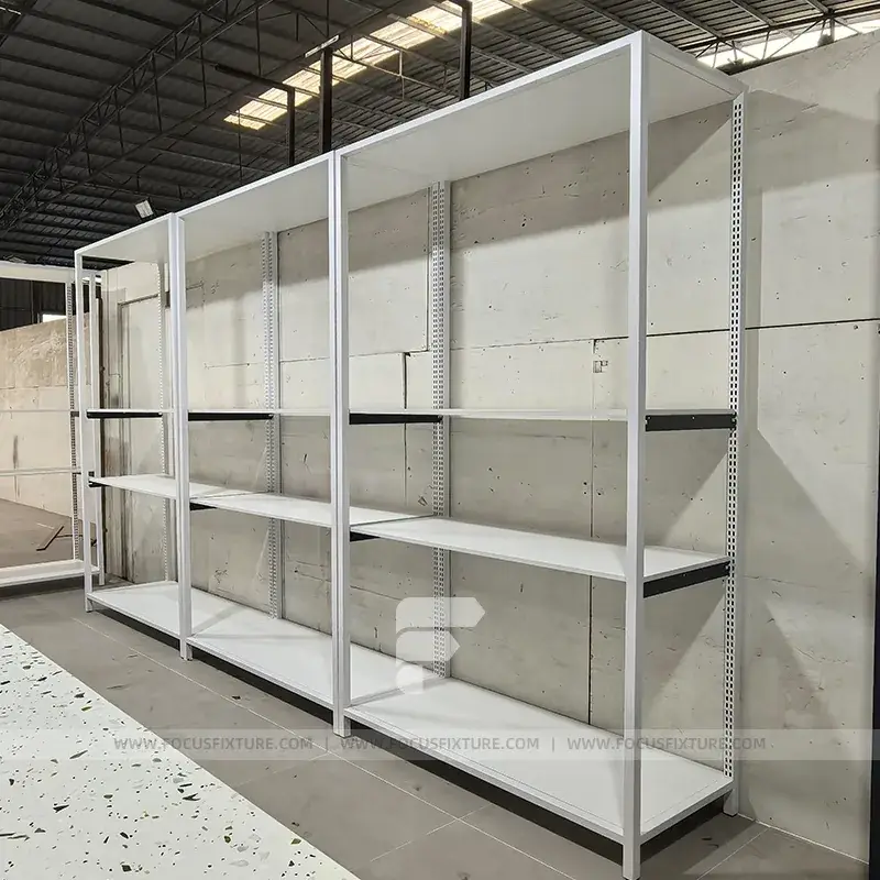 Black Frame Open Side Display Rack System