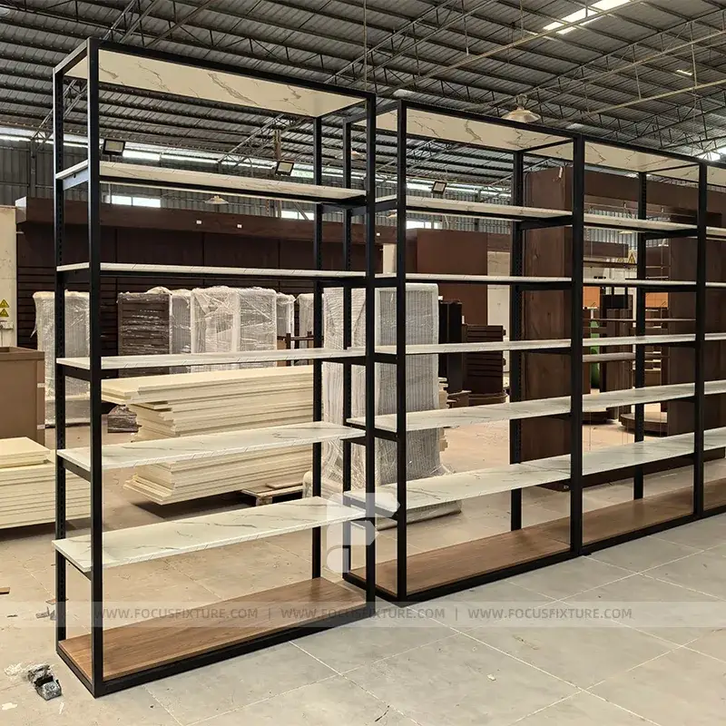 Large Black Frame Retail Display Rack