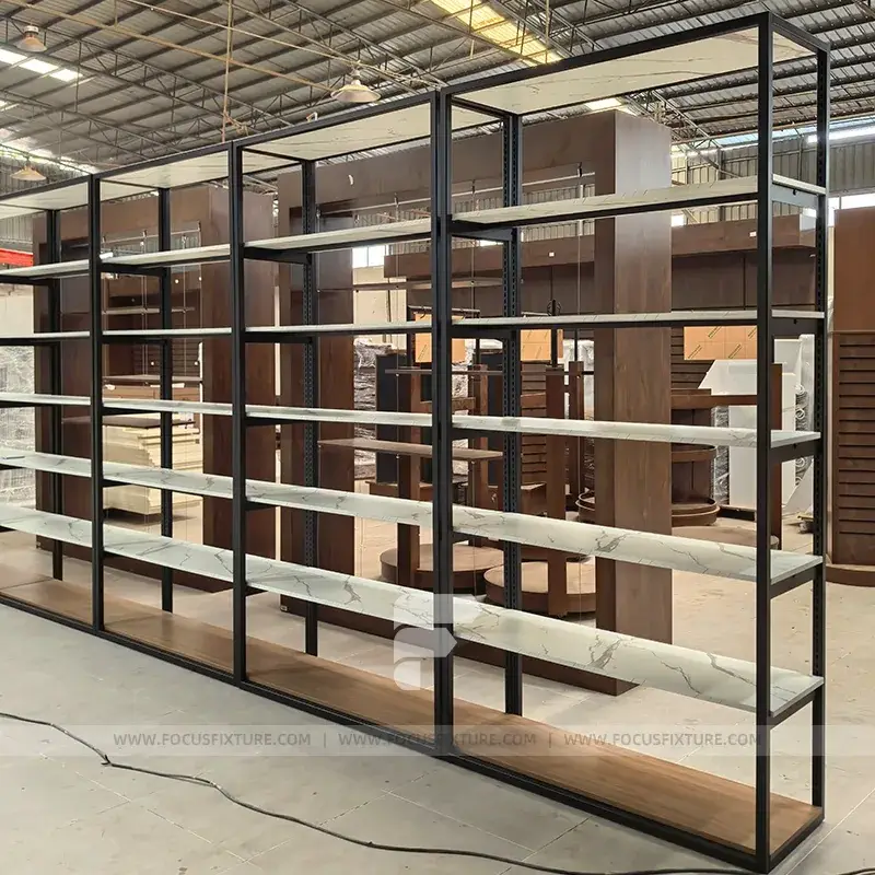 Large Black Frame Retail Display Rack