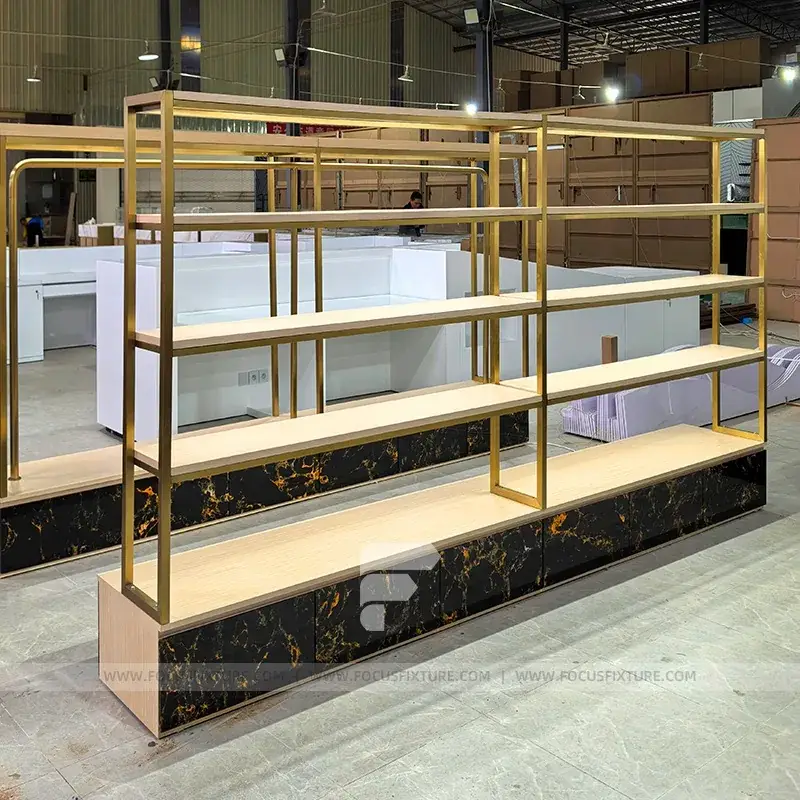 Level 3 Display Rack Silver Heavy Duty Multi Tier Display Rack