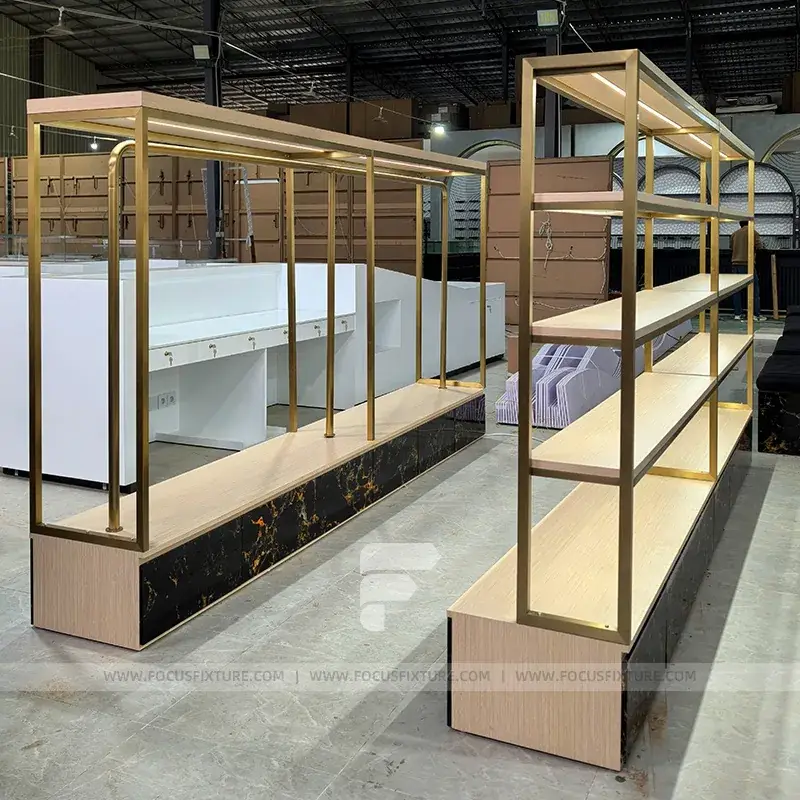 Silver Heavy Duty Multi Tier Display Rack