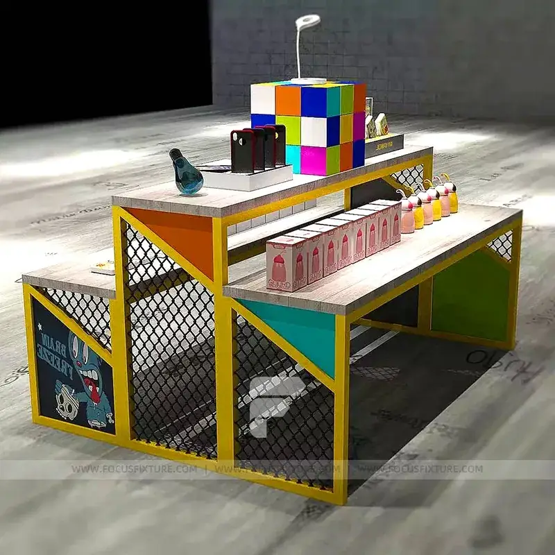 Store Stand Double Sided Industrial Retail Display Stand