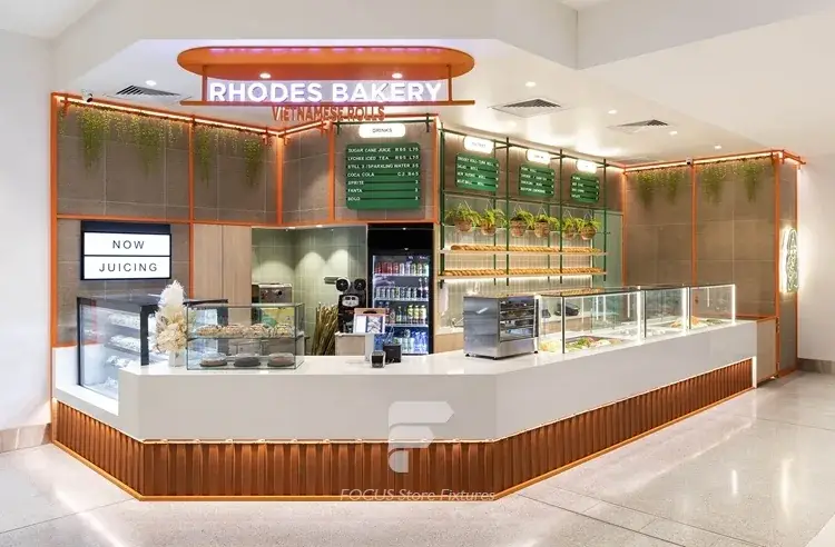 Green Minimal Tea Beverage Counter