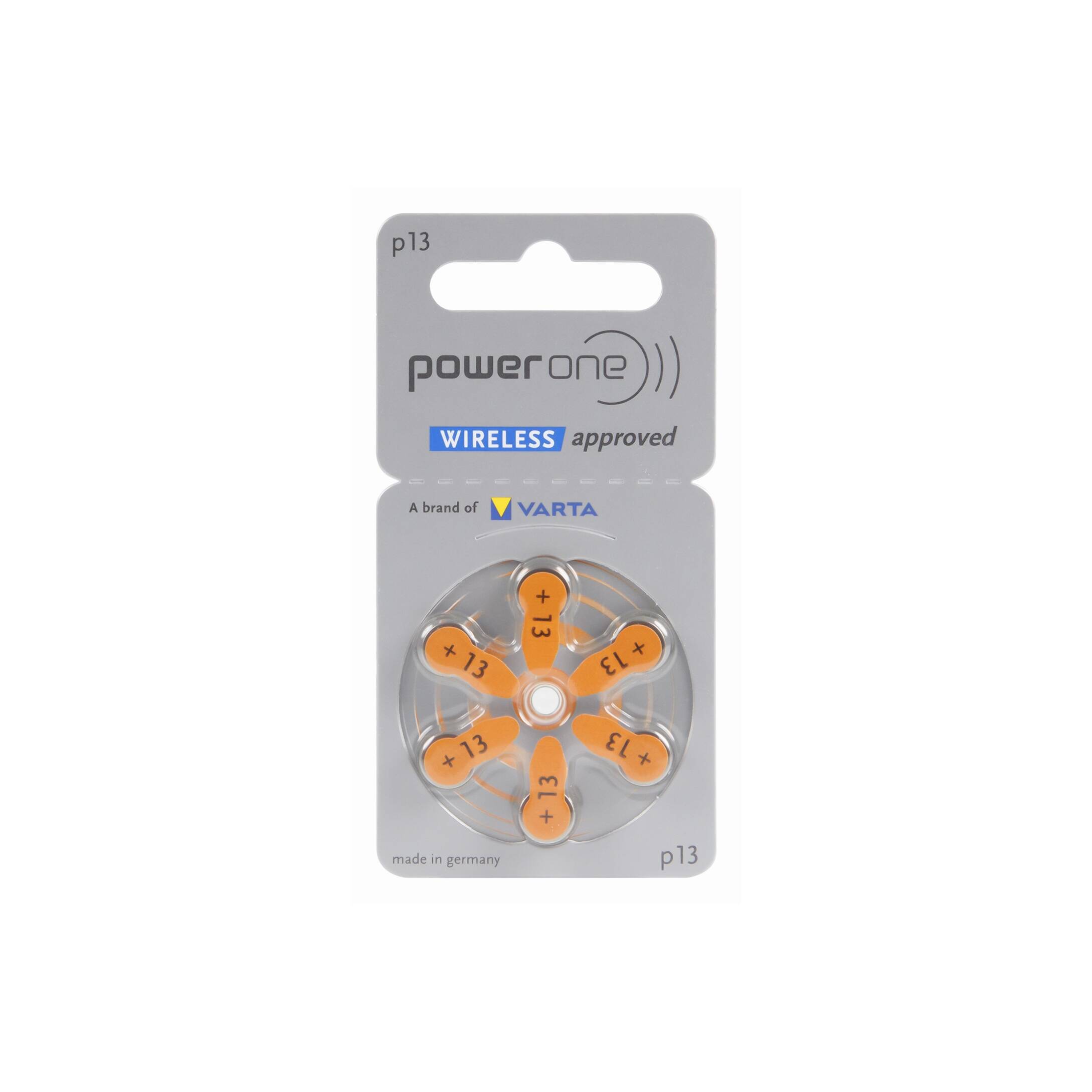 Premium A13 Powerone Hearing Aid Batteries for Optimal Performance-copy