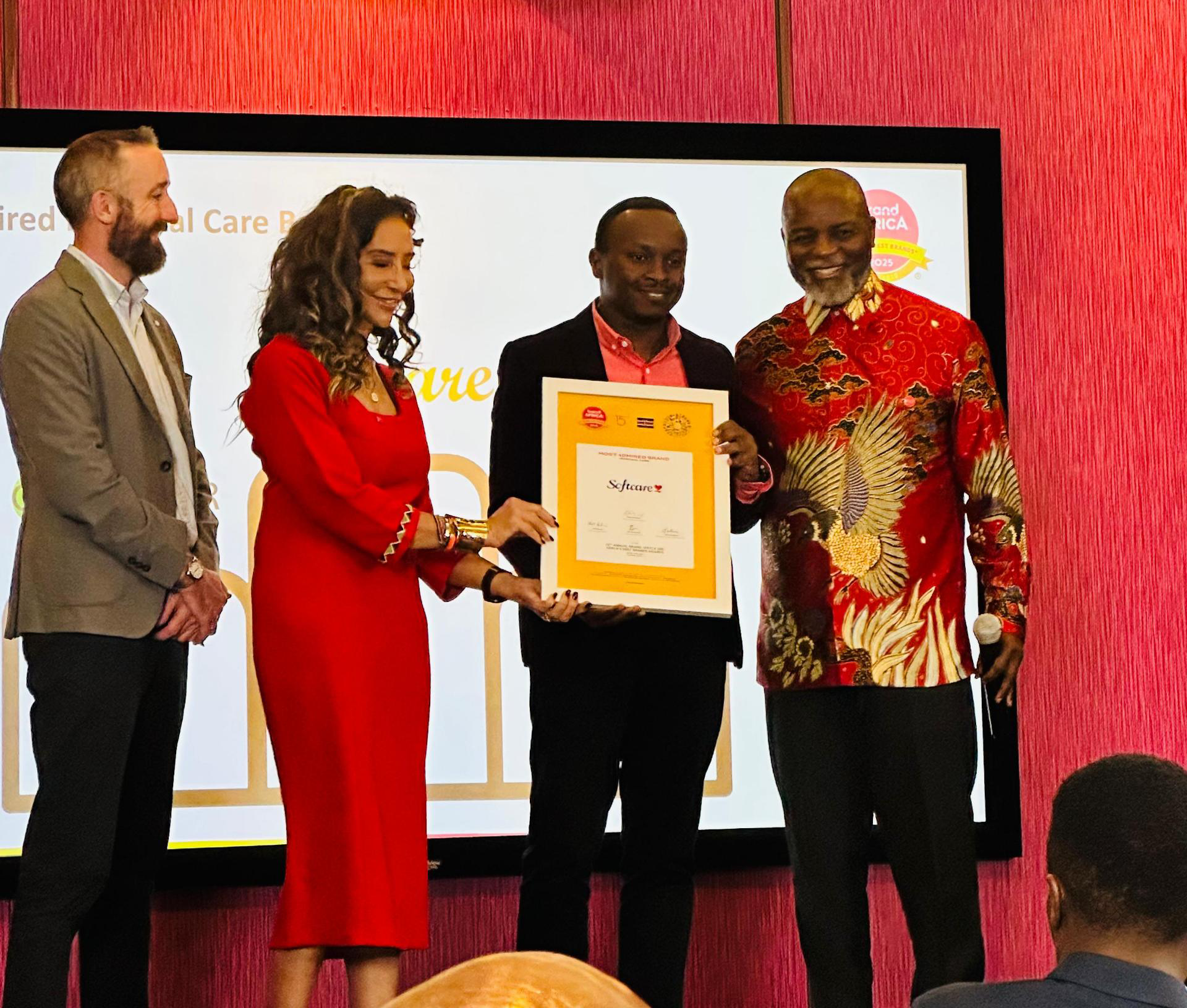Softcare Honored as Kenya’s Most Admired Personal Care Brand
