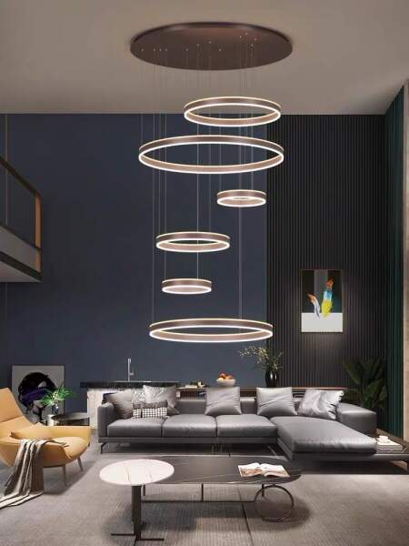 Circular Halo Chandelier