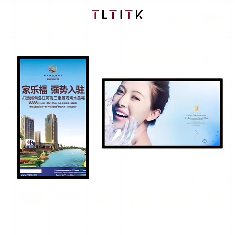 55inch ,wall-mounted signage, digital advertising displays, indoor digital screens, wall-mounted advertising machines