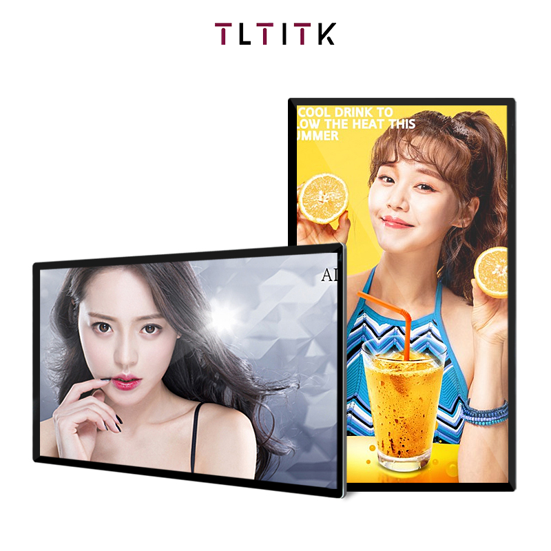 55inch ,wall-mounted signage, digital advertising displays, indoor digital screens, wall-mounted advertising machines