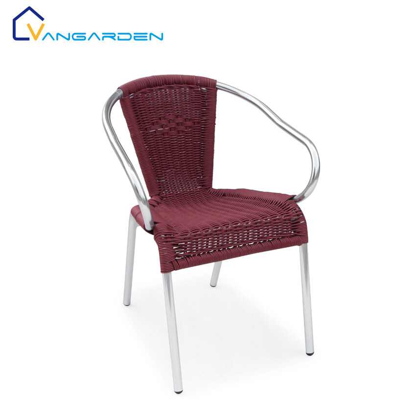 Foshan Rattam Weaving Outdoor Furniture Small Chair For Restaurant Terrace