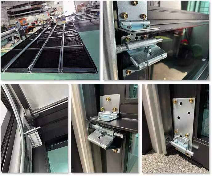 Detailed Garage Door Hinges and Hardware