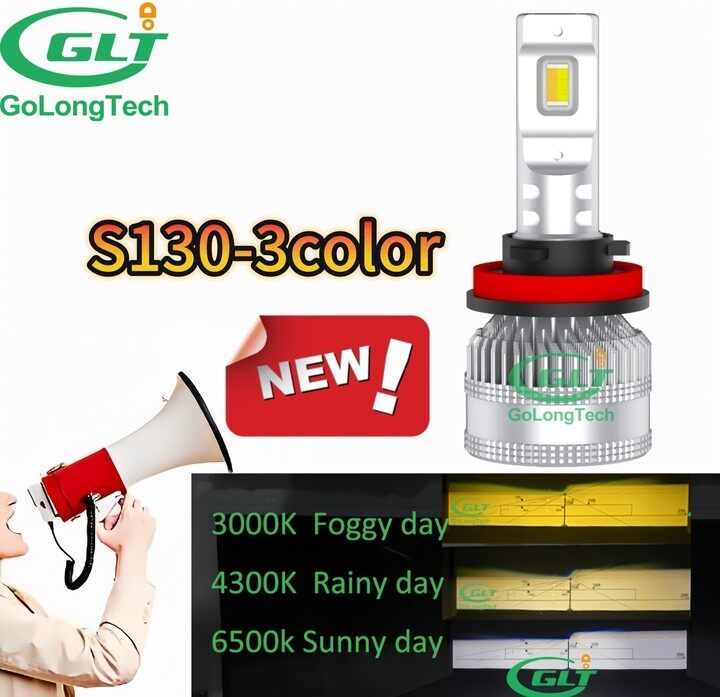 130W65W 3 Colors LED Super Bright High Power H8 H9 H11 H16JP LED Tri Color led Headlight 3000K 4300K 6500K 9005 9006 H7 H4,130W65W 3 Colors LED Super Bright High Power H8 H9 H11 H16JP LED Tri Color led Headlight 3000K 4300K 6500K 9005 9006 H7 H4,H11 130W65W 3 Colors LED Super Bright High Power H8 H9 H11 H16JP LED Tri Color led Headlight 3000K 4300K 6500K 9005 9006 H7 H4