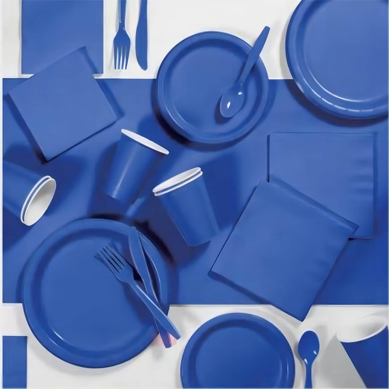 Blue tableware pary supplies sets