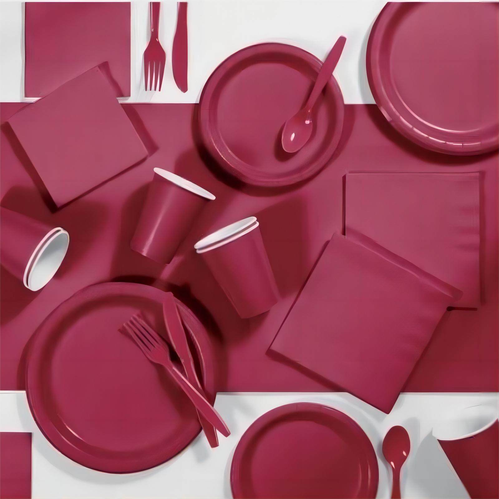 Red tableware pary supplies sets