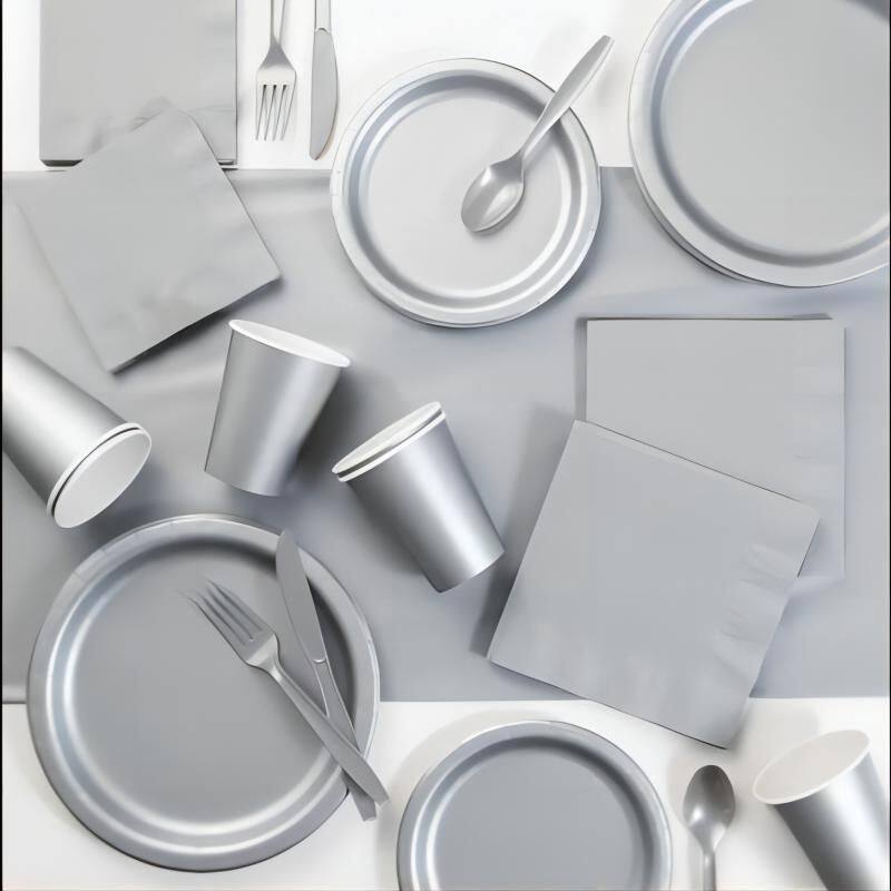 Sliver tableware pary supplies sets