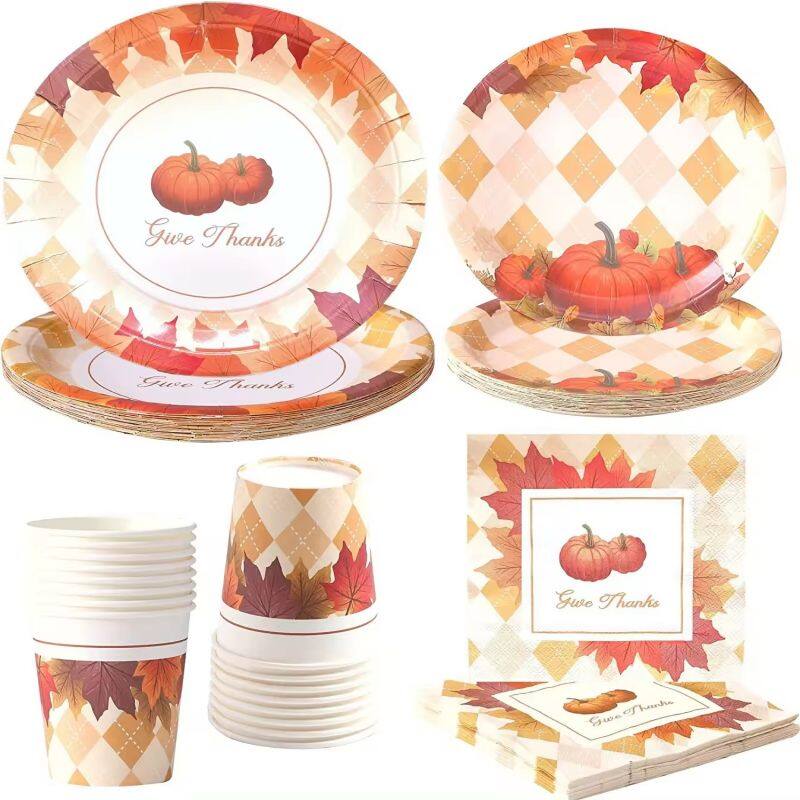 Thankgiving party supplies sets