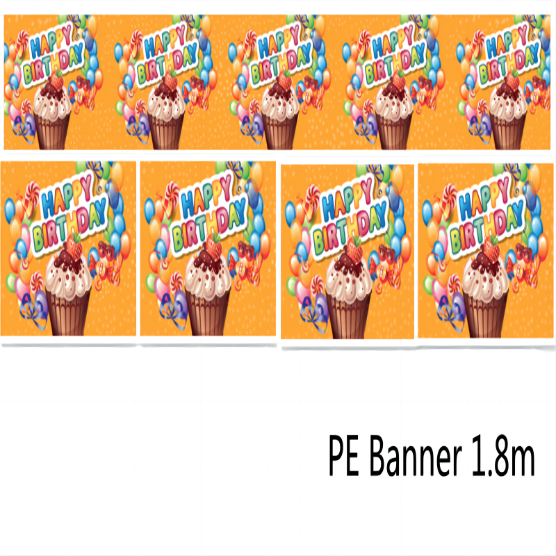 Cup cake series-PE banner 1.8m