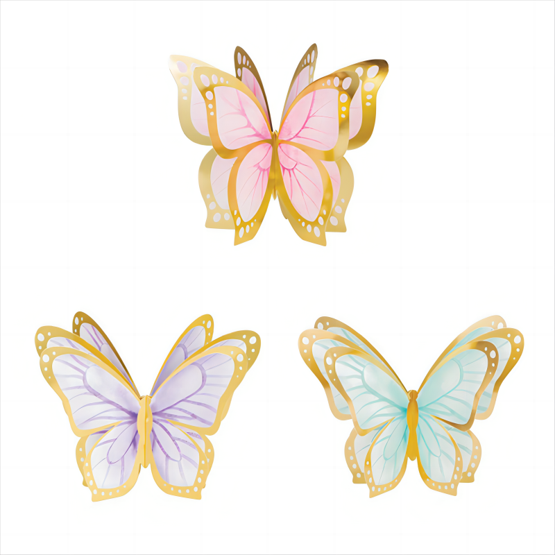 Foil butterfly series-3D centerrpiece sets