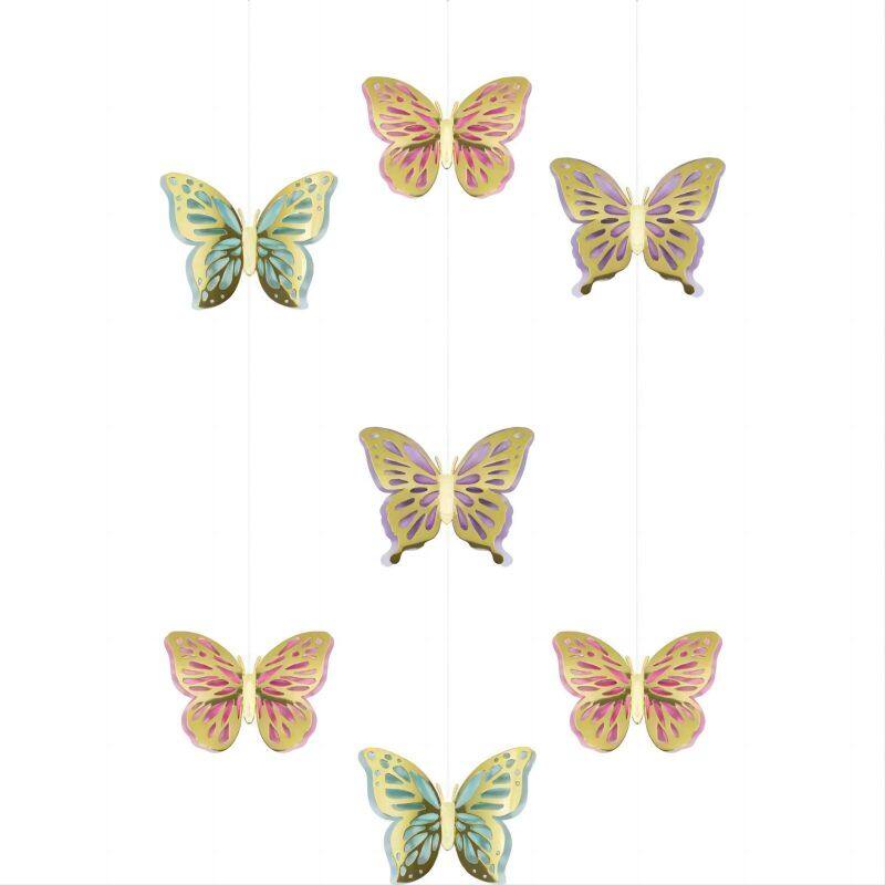 Foil butterfly series-hanging cutouts