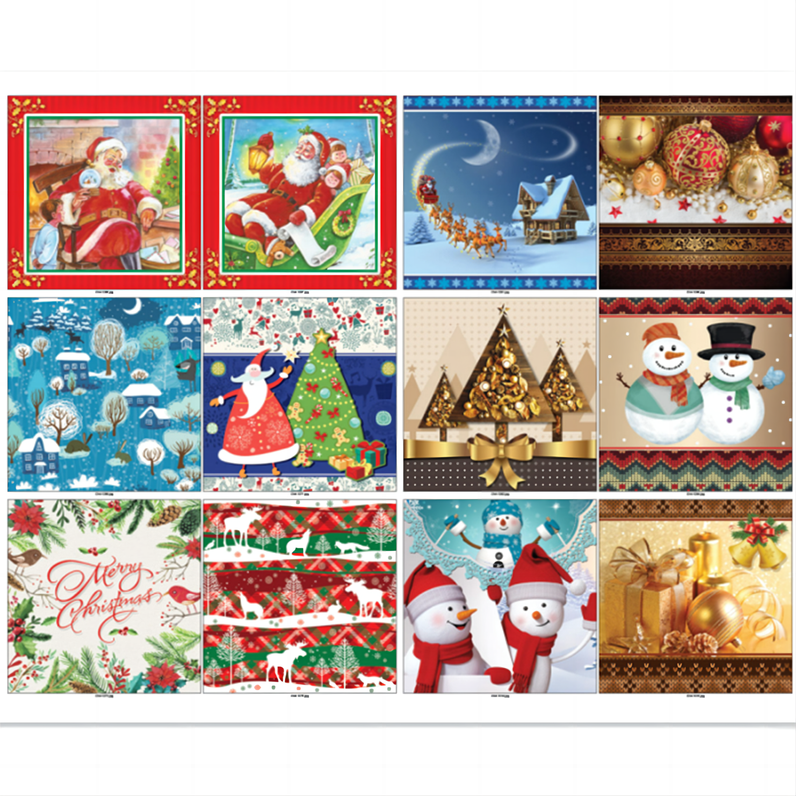 Christmas napkin series 33x33cm