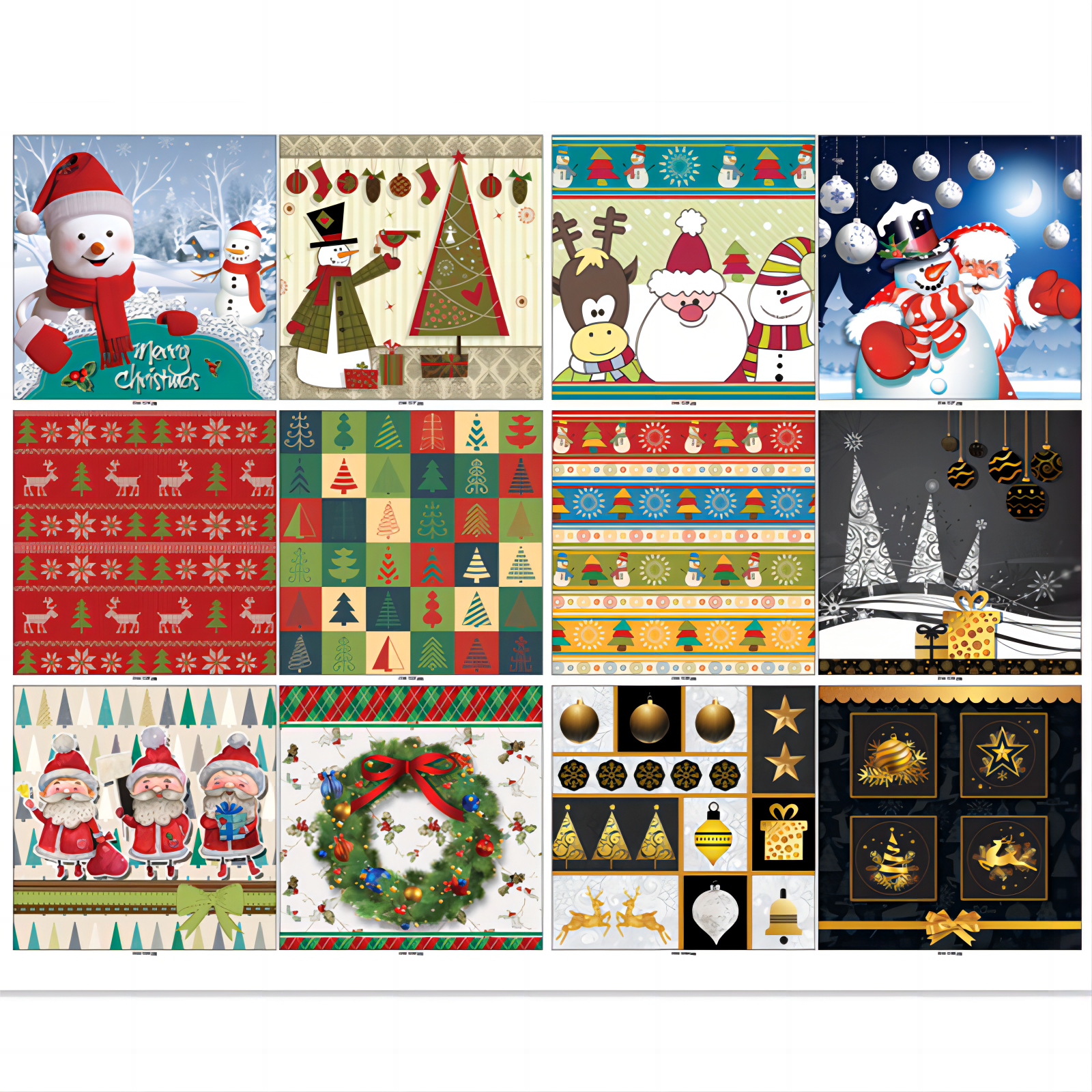 Christmas napkin series 33x33cm