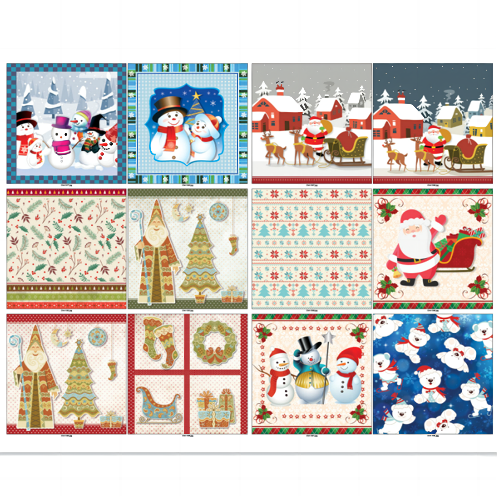 Christmas napkin series 33x33cm