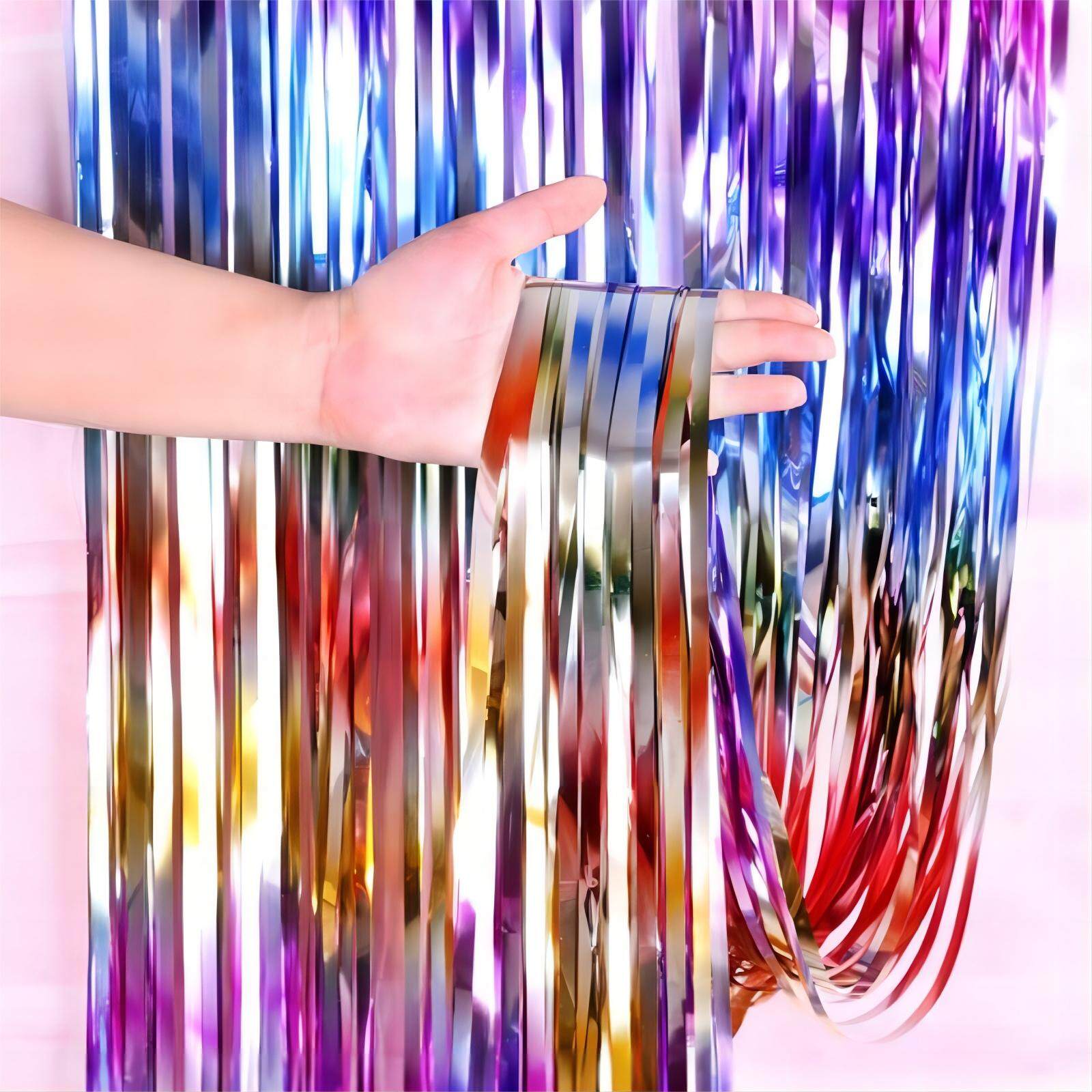 Foil curtain-colorful