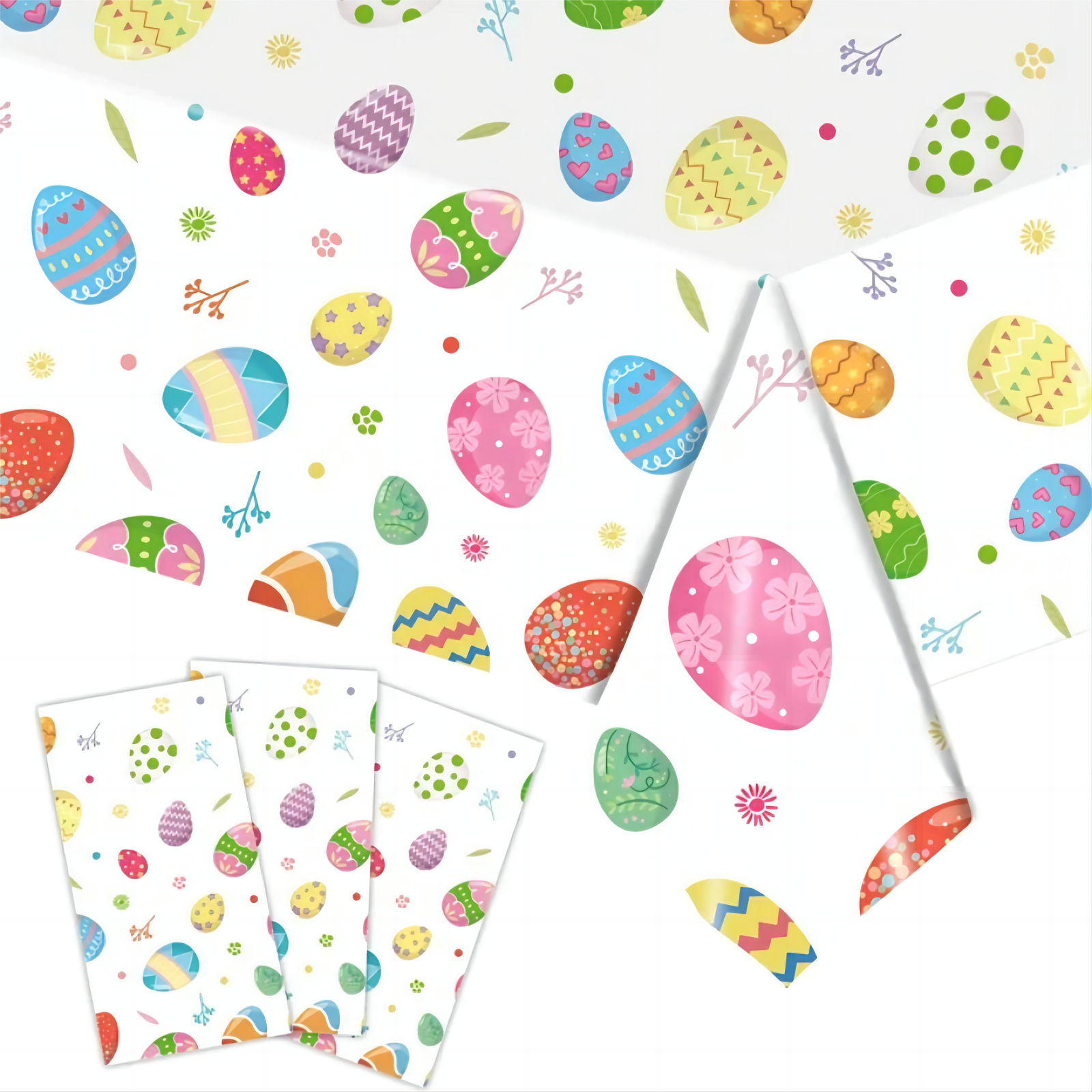 PE tablecover 120x180cm-easter