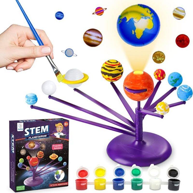 Solar System Model Kit, Glow in Dark Planet Model, Stem Toys Gift for Kids & Teen