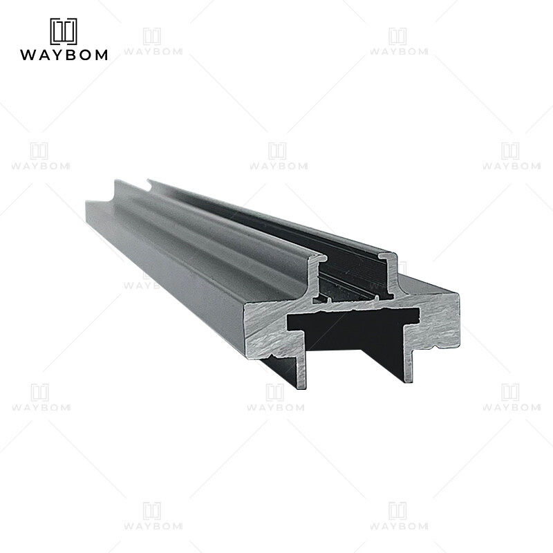 45 series C single glass profile is suitable for telescopic doors and sliding doors for interiors