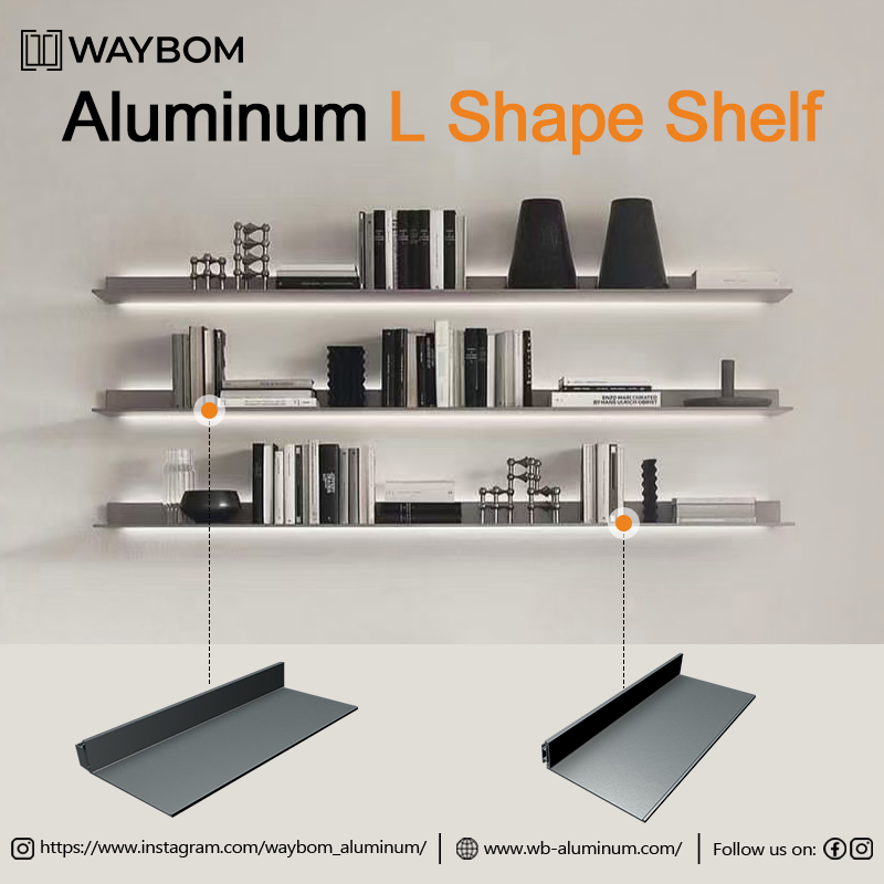 Easy Installation L-shaped Shelves