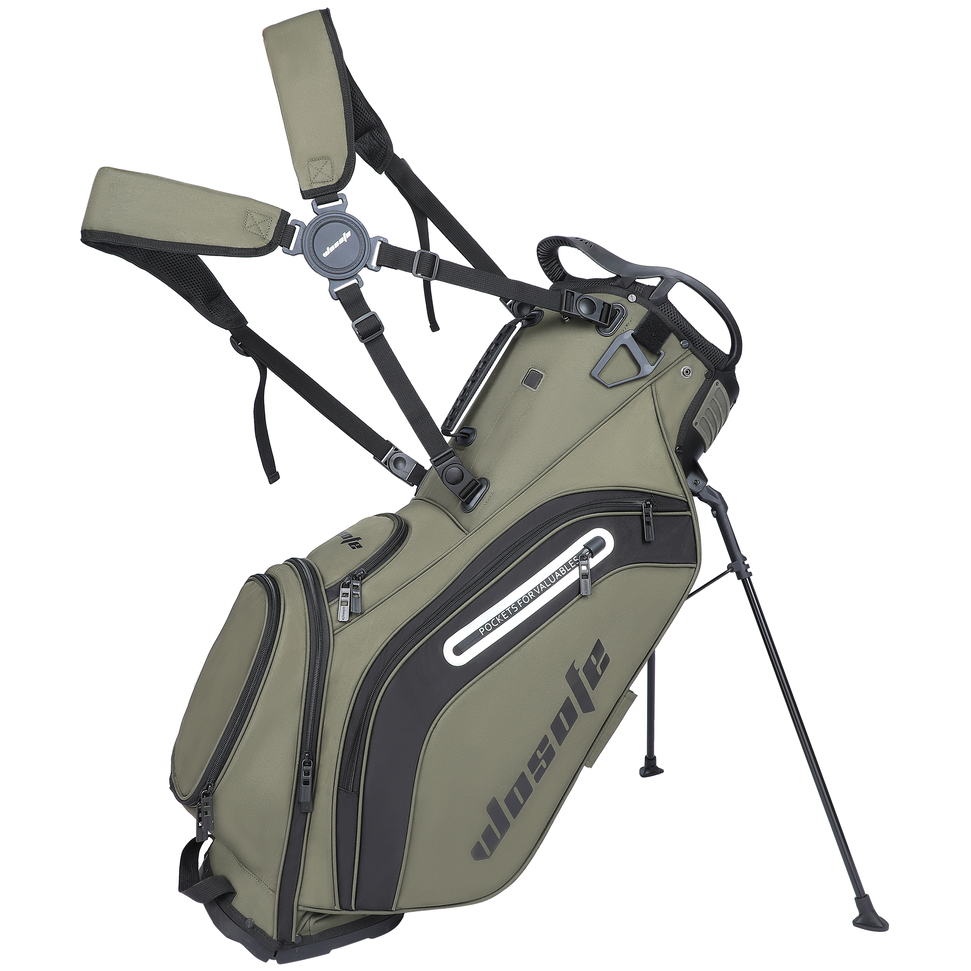 JB37 New Golf Stand Bag Berkualiti Tinggi Super Waterproof Fabrics-Copy