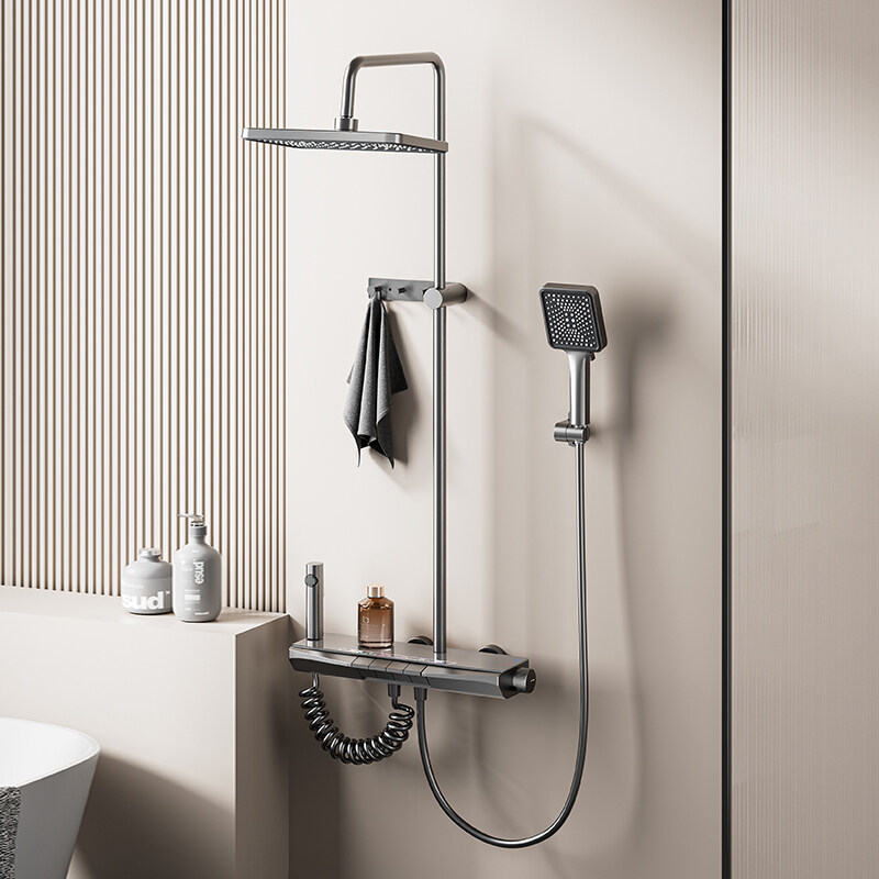 Smart Four-Function Shower Set with PPA Waterway and Atmosphere Lighting