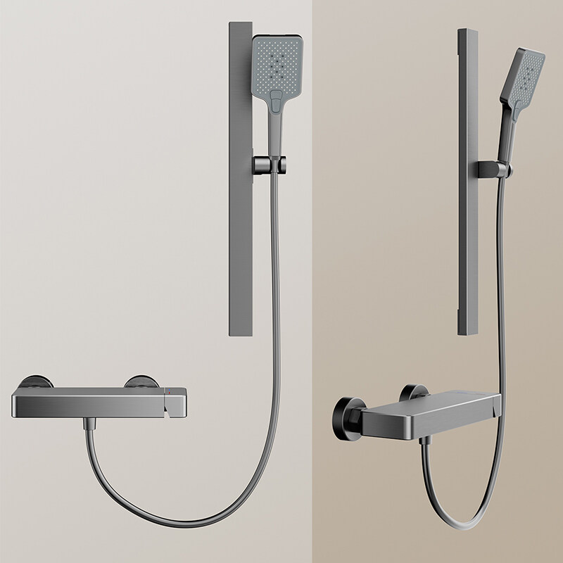 piano key digital rainfall shower system  manufacturer, rainfall digital shower, four-function luxury shower set exporter, rainfall revolution luxury digital spa shower set