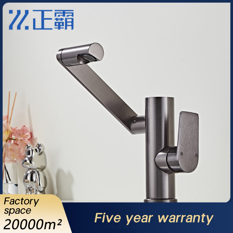 360° rotatable kitchen mixer faucet supplier, Hot & cold rotating space aluminum faucet wholesale, Intelligent folding basin faucet for commercial use, Single handle kitchen sink mixer faucet distributor, Space aluminum pull-out kitchen mixer supplier