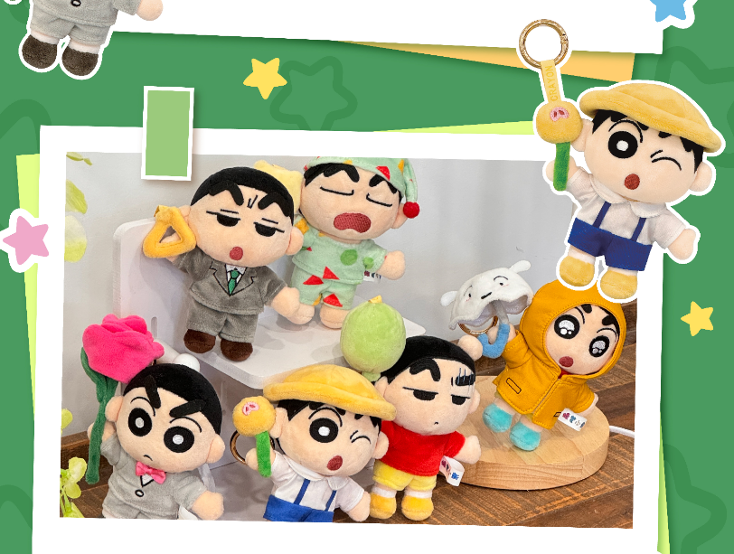 Crayon Shin-chan--Flying Shin-chan keychain