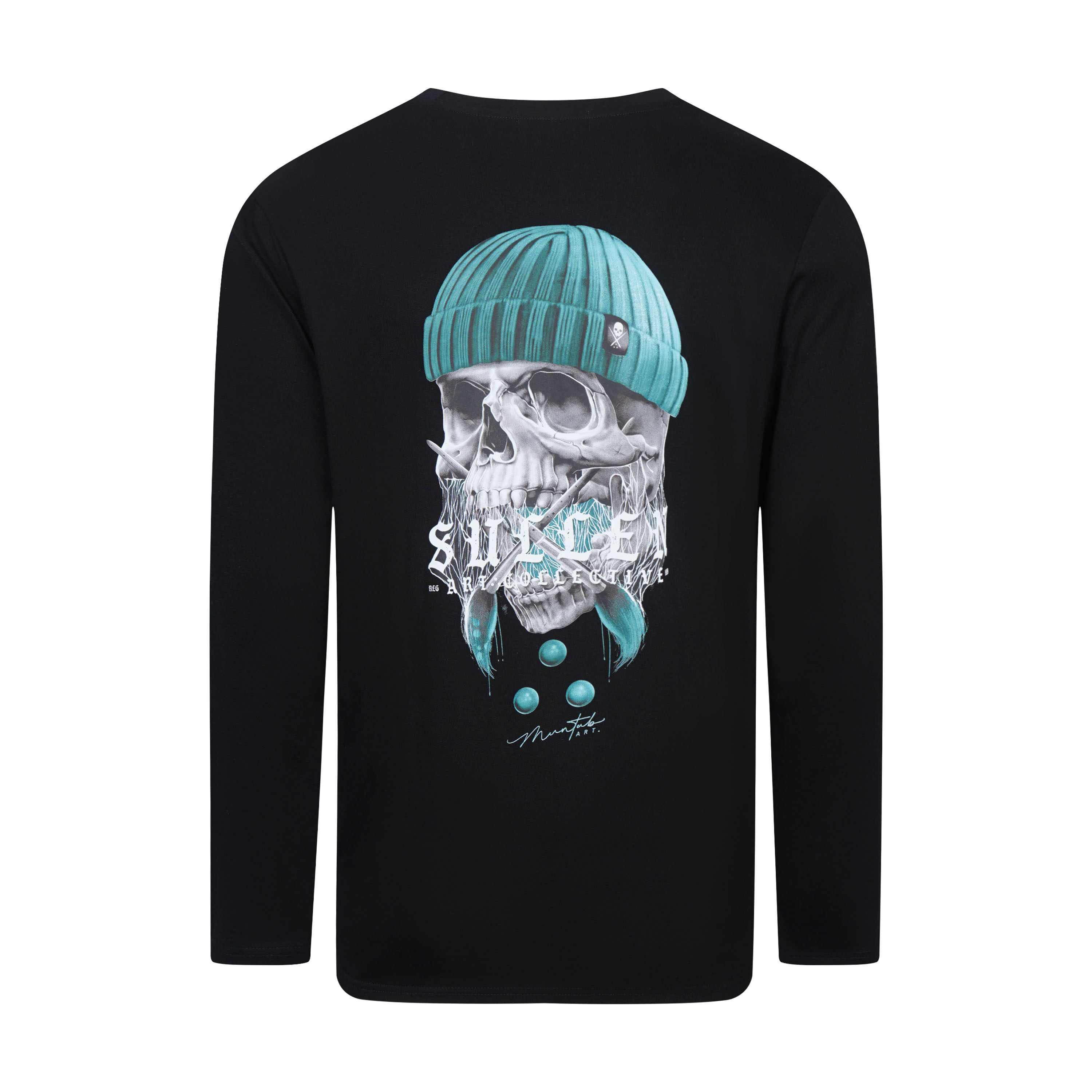 Custom Autumn European Style Crew Neck Human Skeleton Breathable Men Crewneck Long Sleeve Sweatshirt