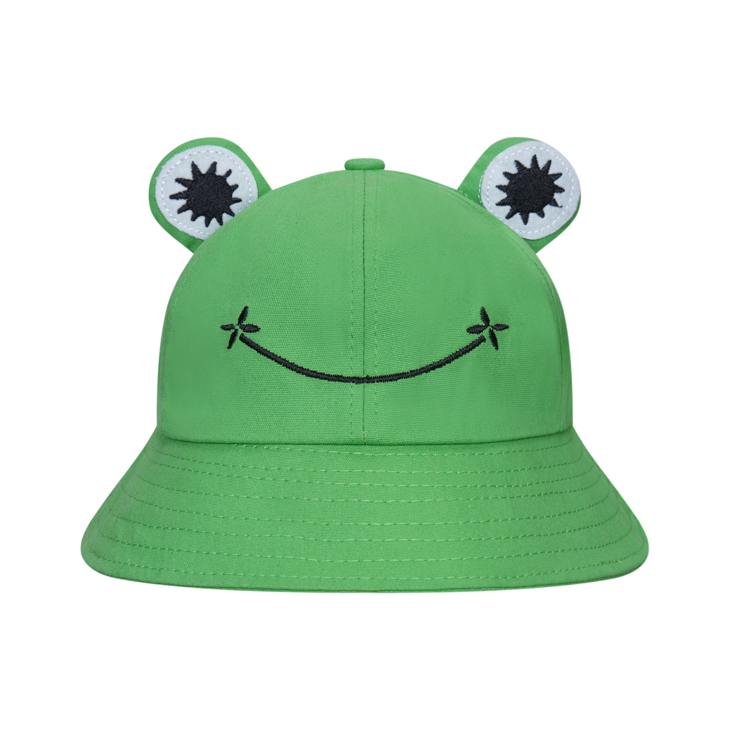 Custom Spring Parenthood Wide Brimmed Frog Windproof Accessories Unisex Bucket Hat