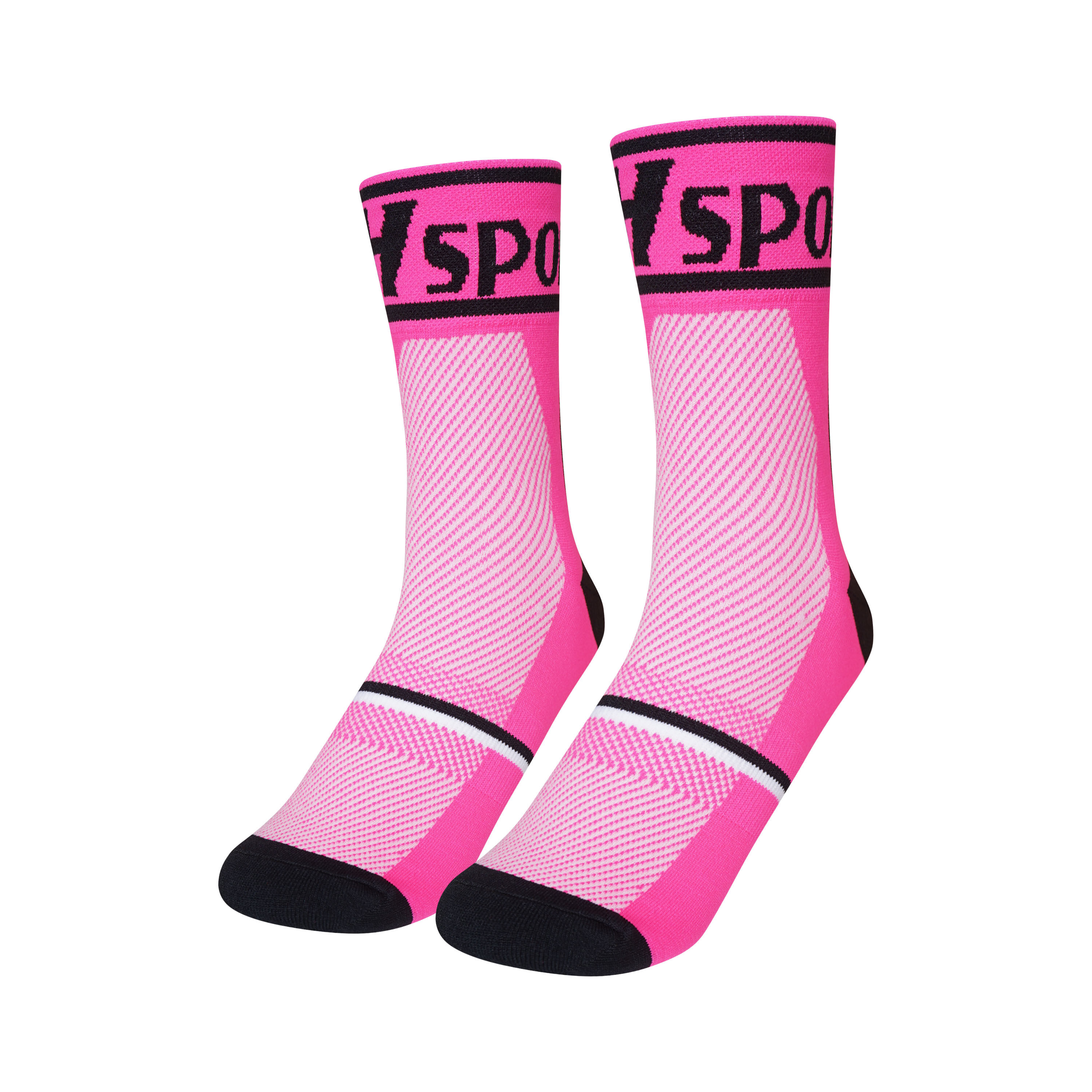 Custom High Quality Motor Function Mid-Calf Length Ptint Logo Breathable Women Socks