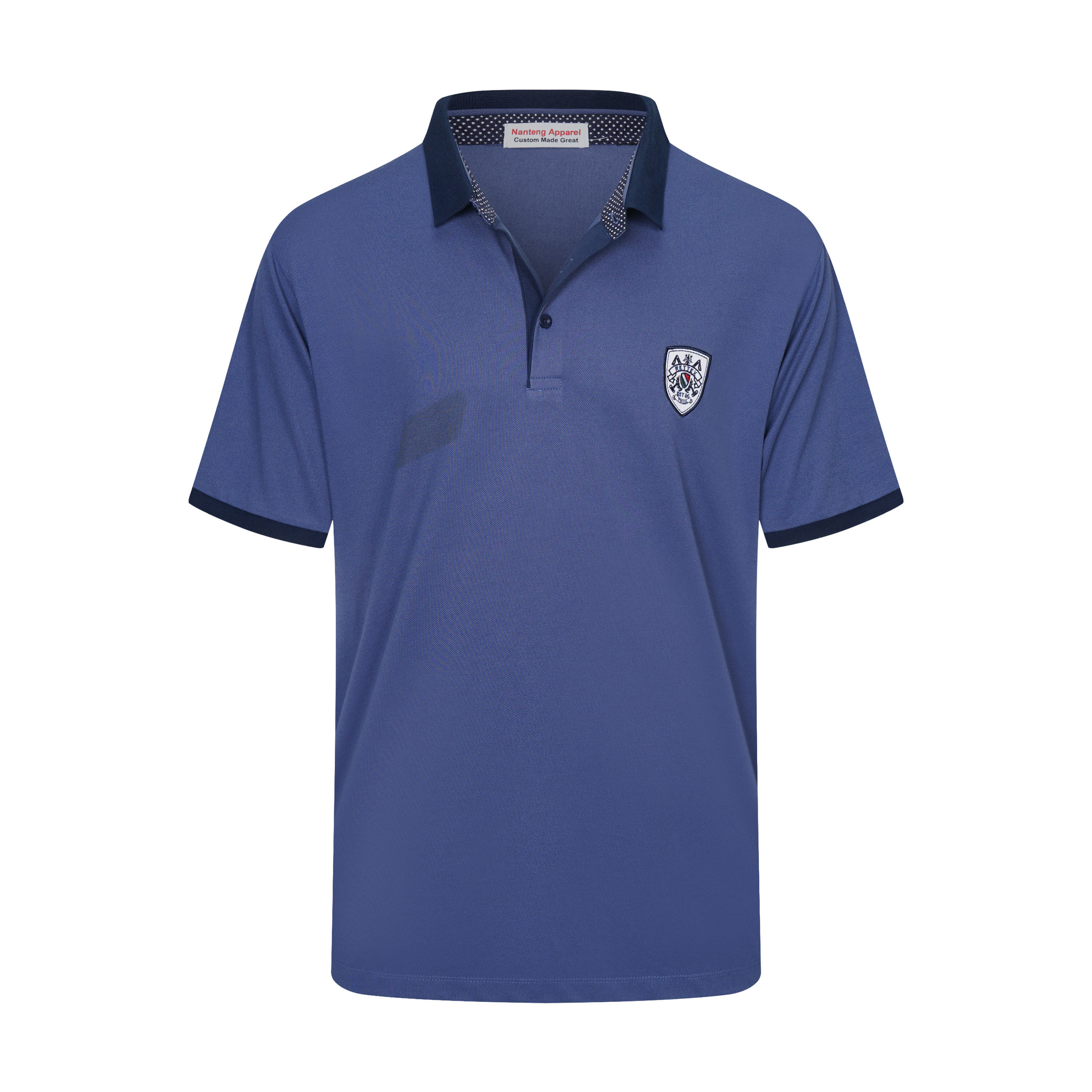 Custom New Arrivals Casual Sports Polo Shirt Turndown Collar Embroidery Logo Breathable Piqué Cotton Men T-Shirt
