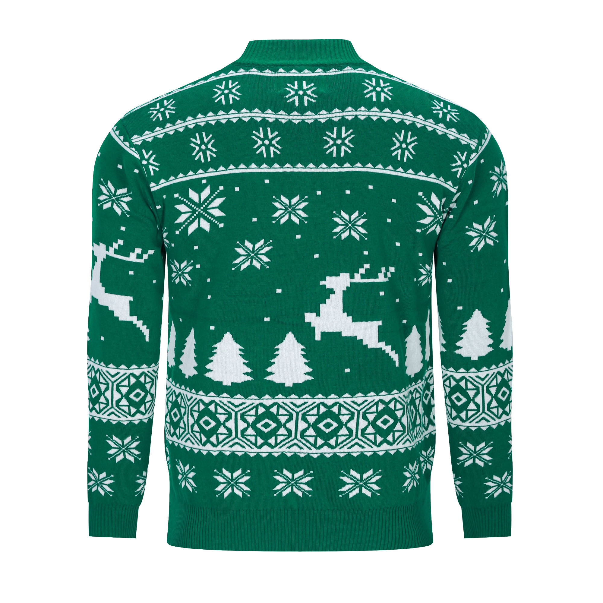 Christmas Sweater,  Cardigan Sweater,  Custom Sweater,  Half Zipper Stand Collar