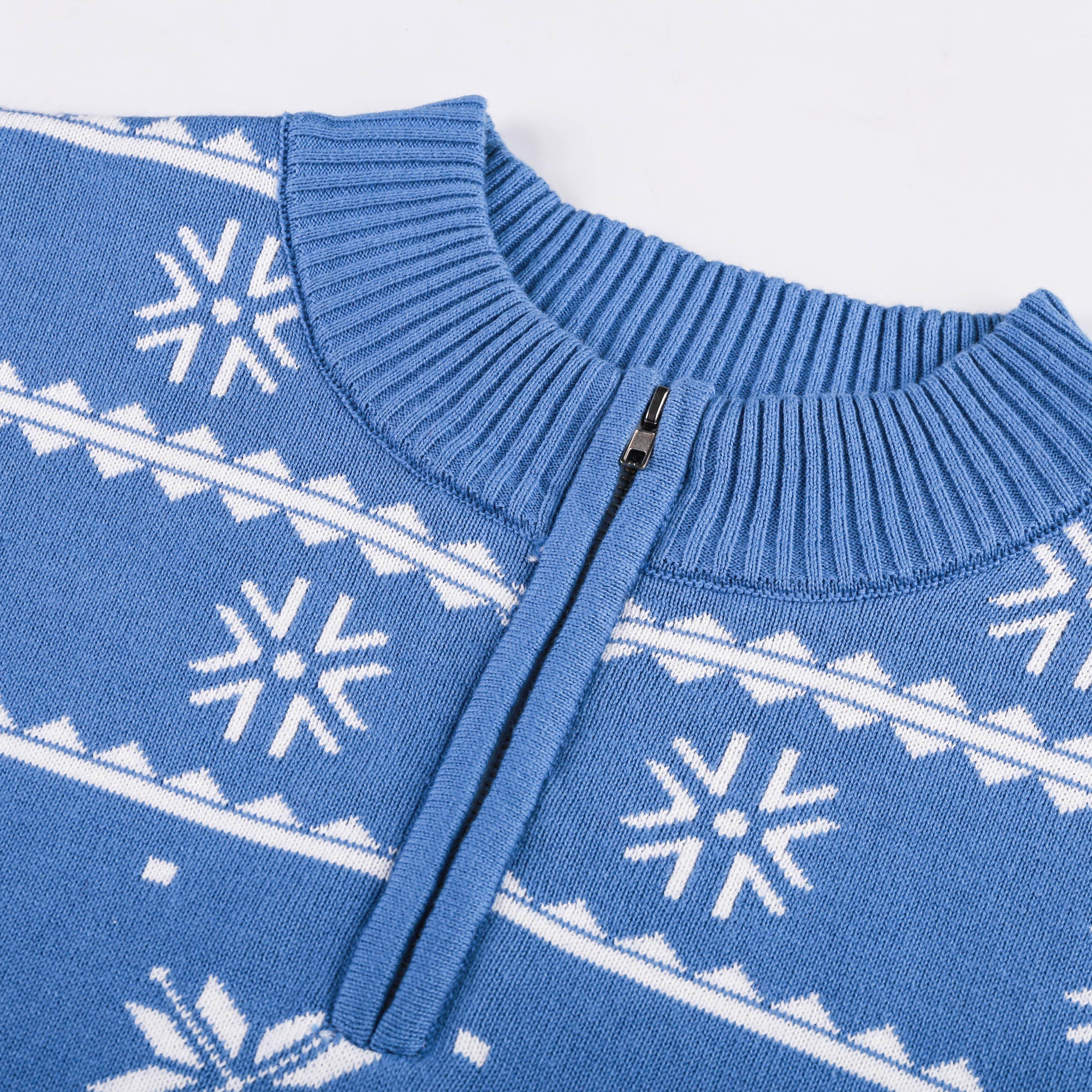 Christmas Sweater,  Cardigan Sweater,  Custom Sweater,  Half Zipper