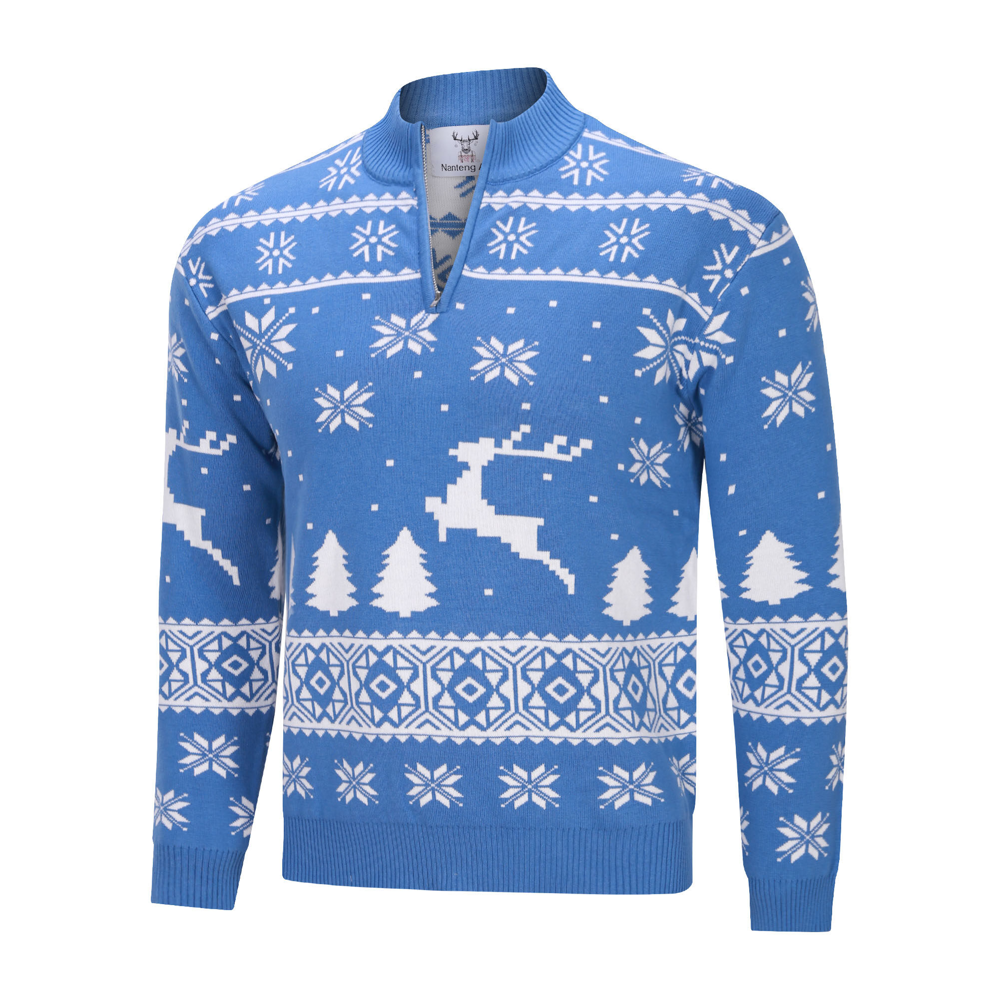 1/4 Zip Christmas Sweater
