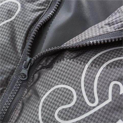 Jacket, Puffer Jacket, 80% Duck Down Filling, Letter Pattern, High Collar With Zipper