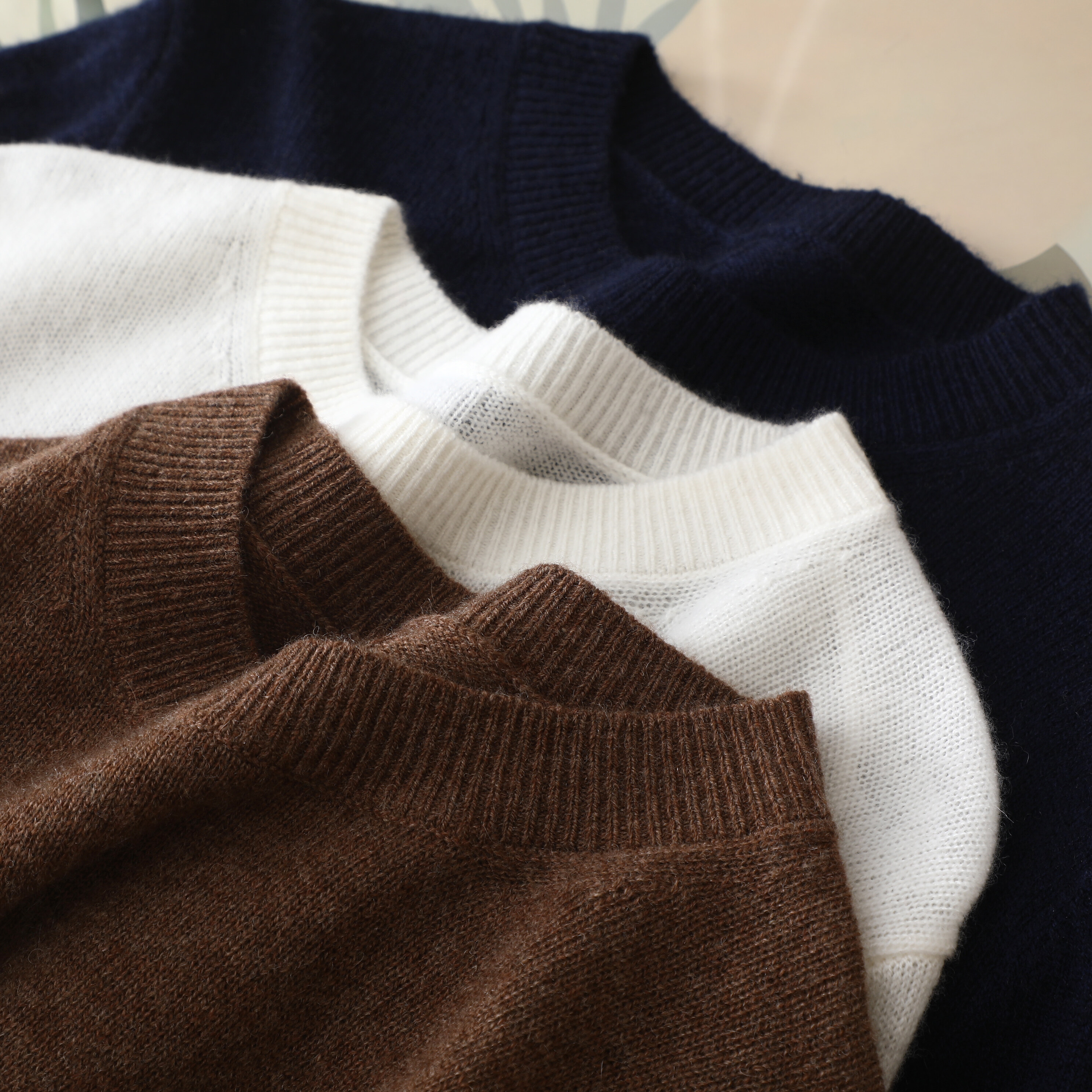 Solid Basic Knit Cashmere, Long Sleeve Cashmere, Women Pullover, Cashmere Sweater
