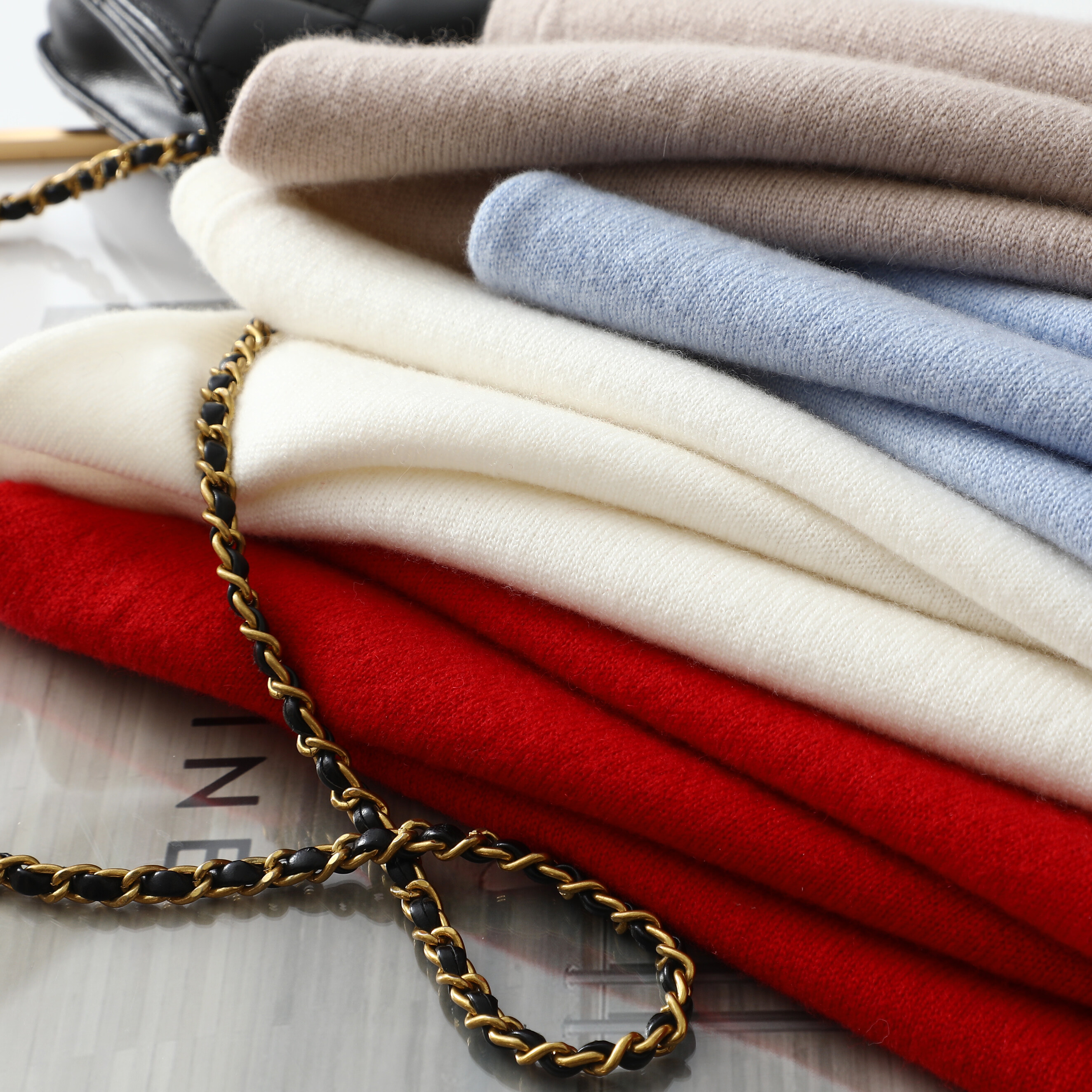 Monochrome Cashmere, Round Neck Sleeveless Cashmere, Women Knit Vest, Cashmere Sweater
