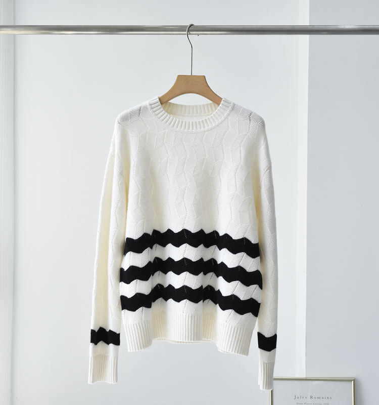 Hollow Out Argyle Cable Knit Cashmere, Long Sleeve Cashmere, Women Pullover, Cashmere Sweater